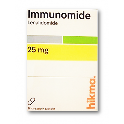 Immunomide 25 mg ( Lenalidomide ) 21 capsules